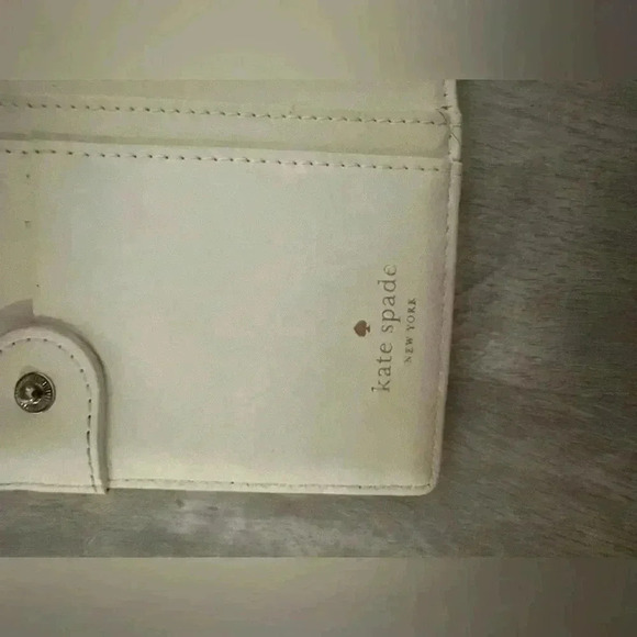 Kate Spade Stacy palm Wallet white/tan - Picture 3 of 5